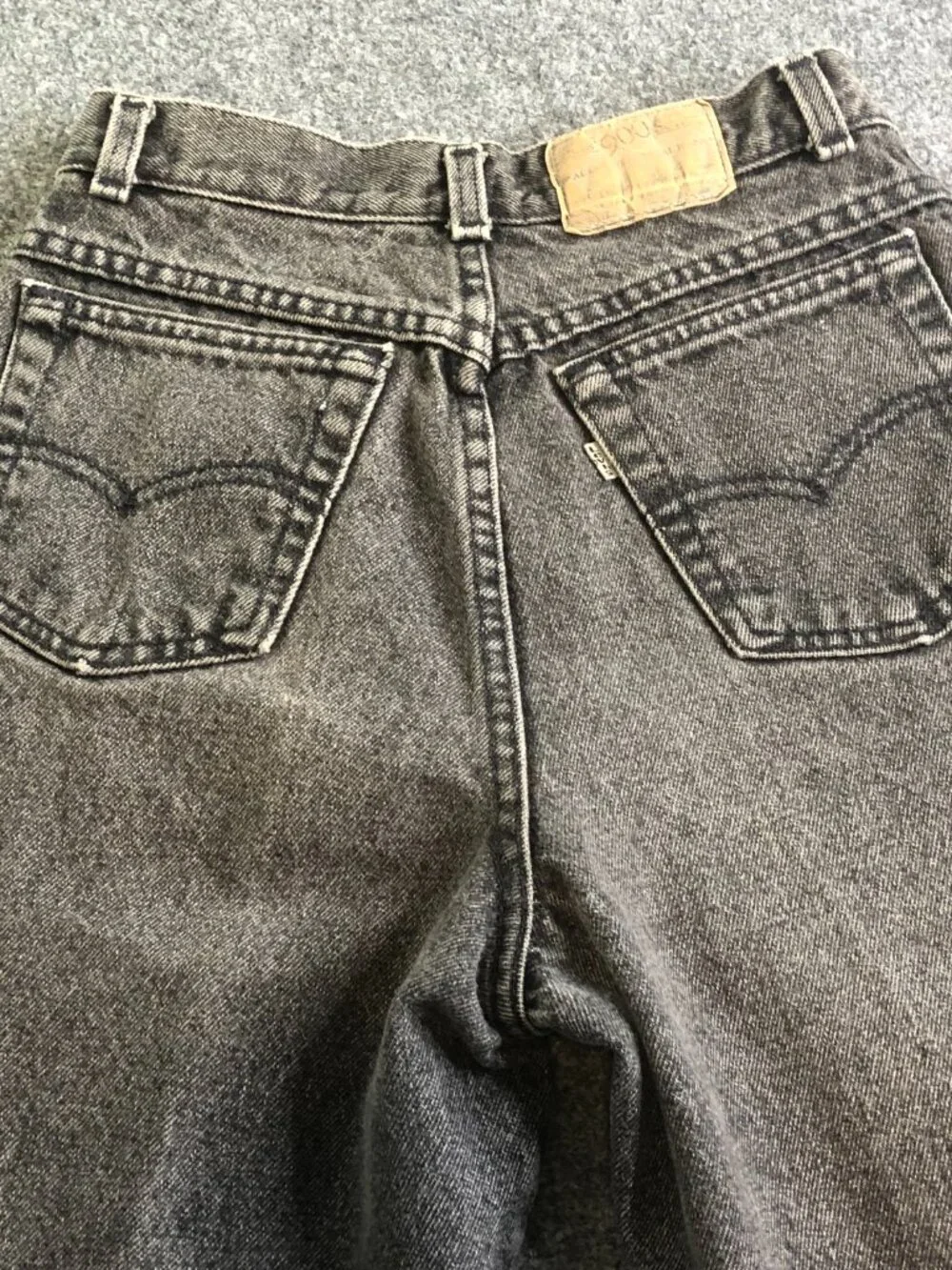 Vintage Levis Jeans Womens 25x30 Black 900 Series Tapered Mom USA High Waist - Picture 10 of 14